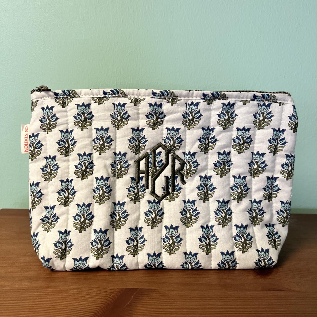 Block Print Clutch