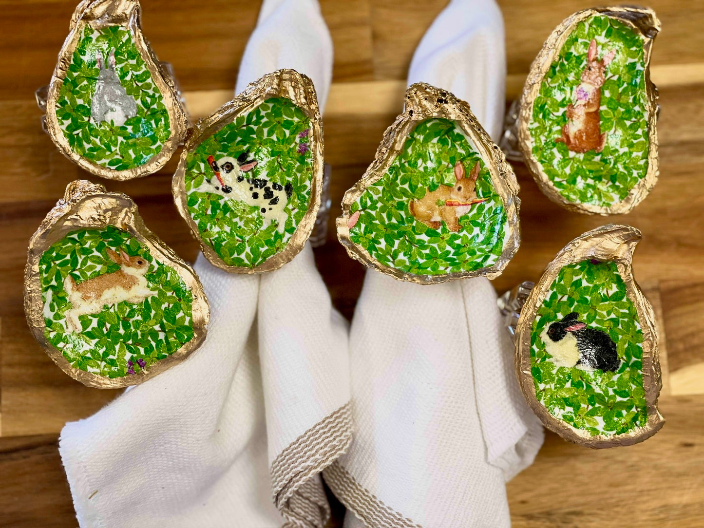 Easter Shell Napkin Rings