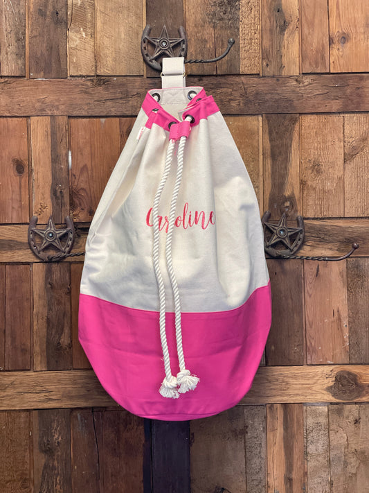 Canvas Laundry Duffel Bag