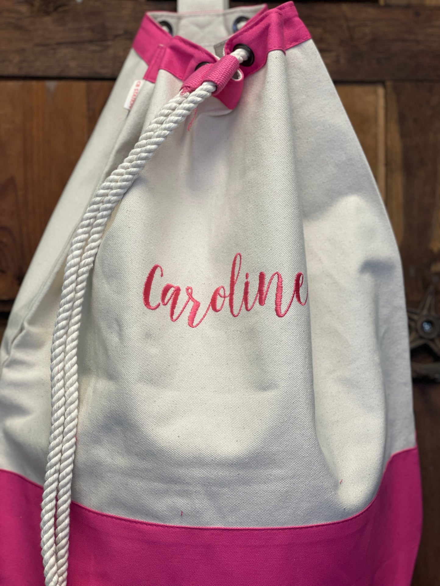 Canvas Laundry Duffel Bag