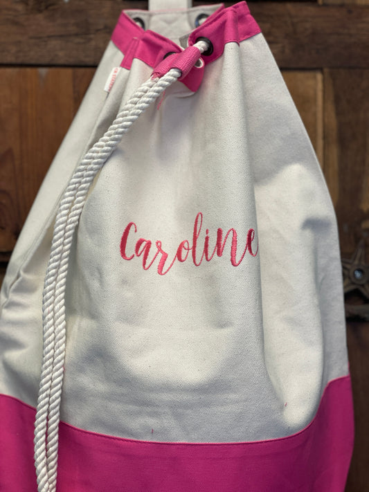 Canvas Laundry Duffel Bag
