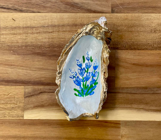 Hand Painted Shell Ring Dish