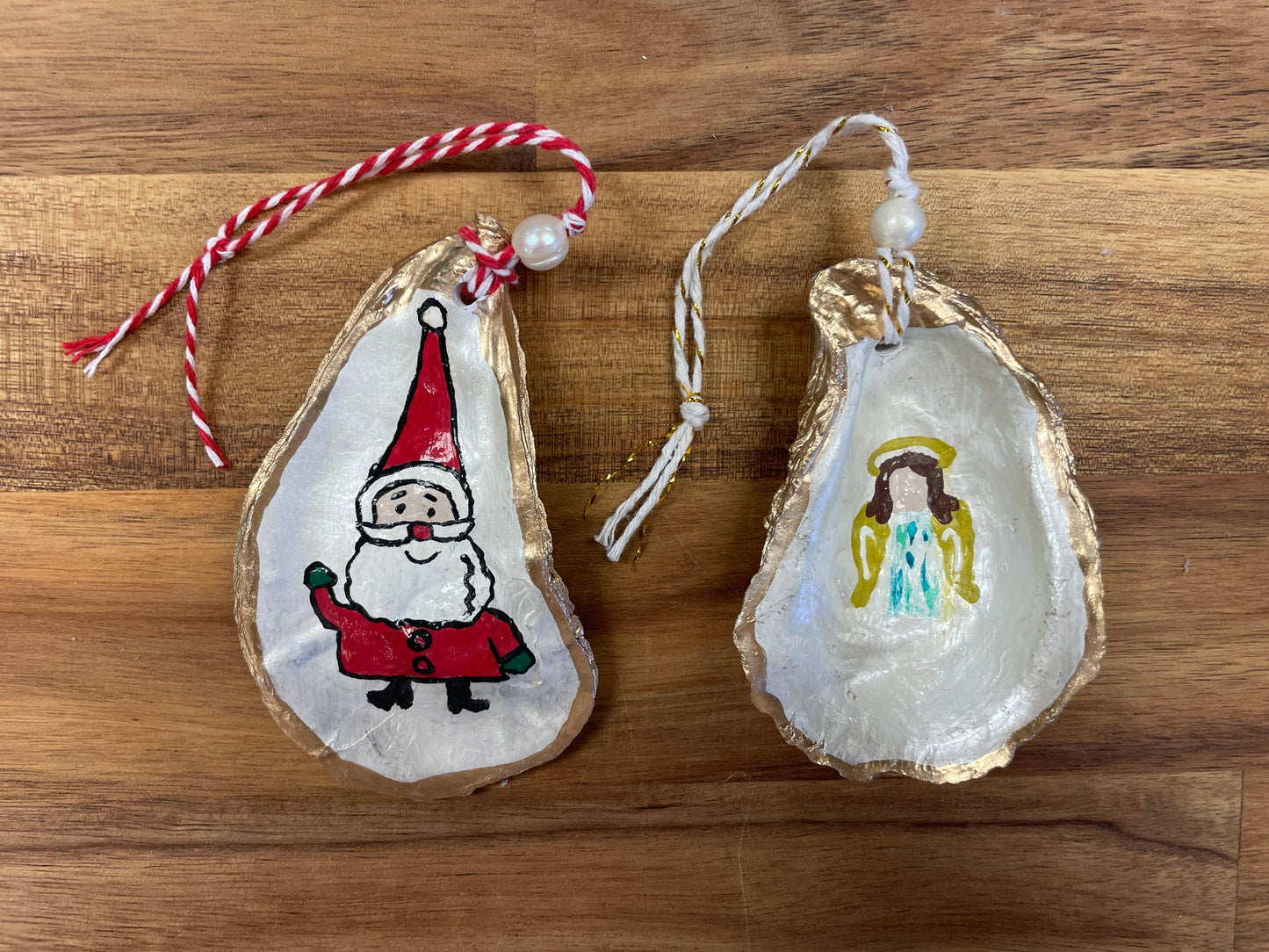 Henry's Hand Painted Shell Ornament