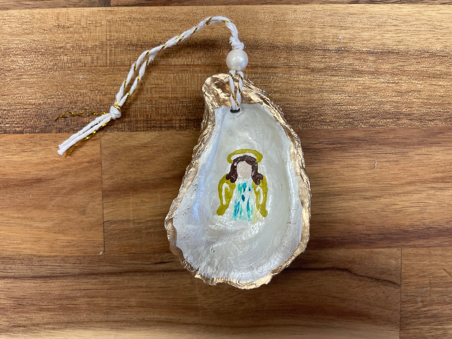 Henry's Hand Painted Shell Ornament