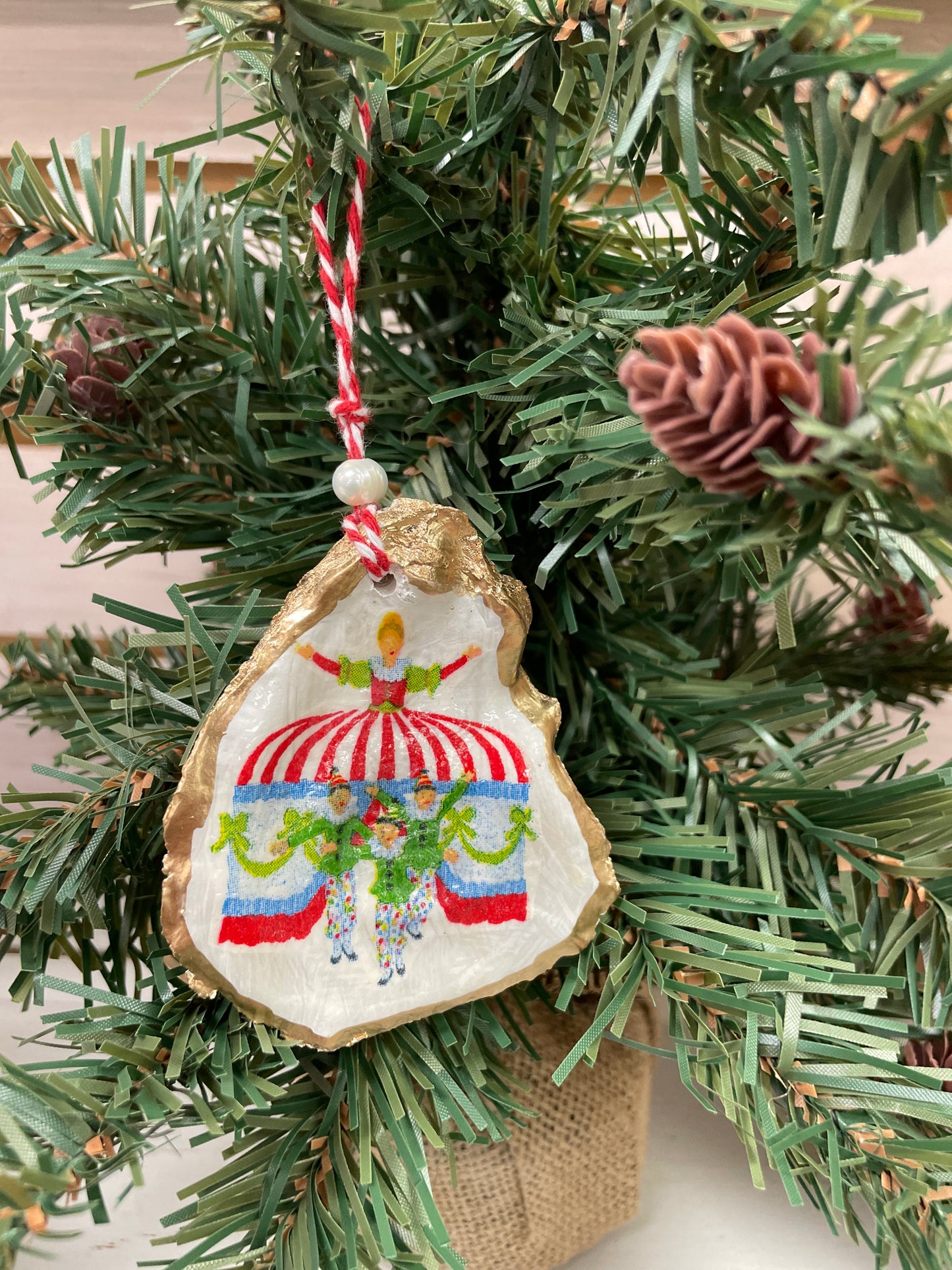 Nutcracker Set Shell Ornaments