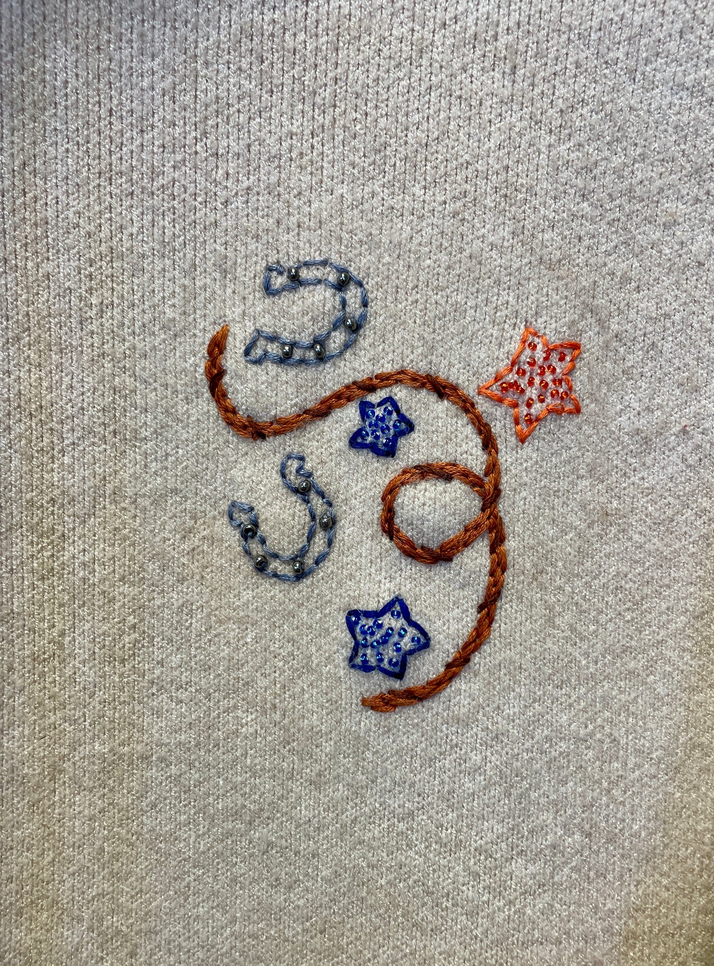 Hand Embroidered Pullover