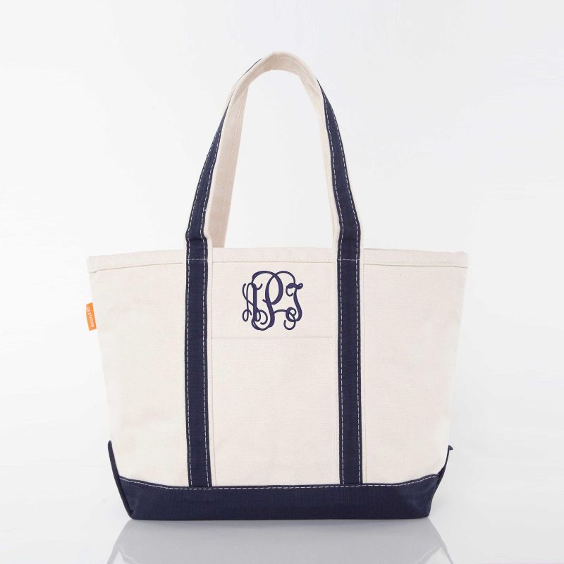 Monogrammed Canvas Bag
