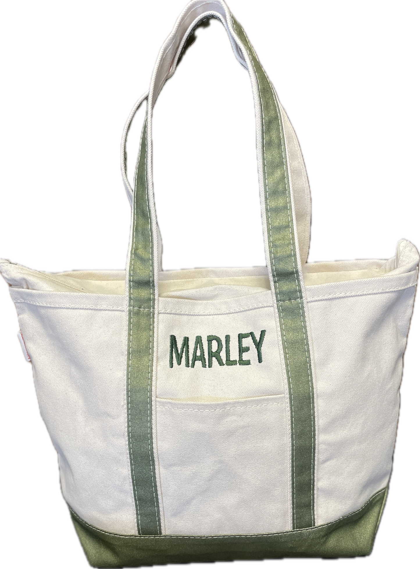 Monogrammed Canvas Bag