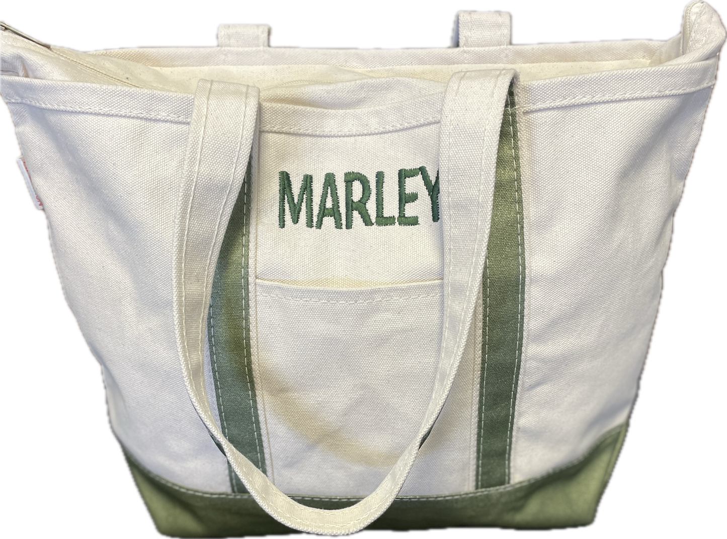 Monogrammed Canvas Bag