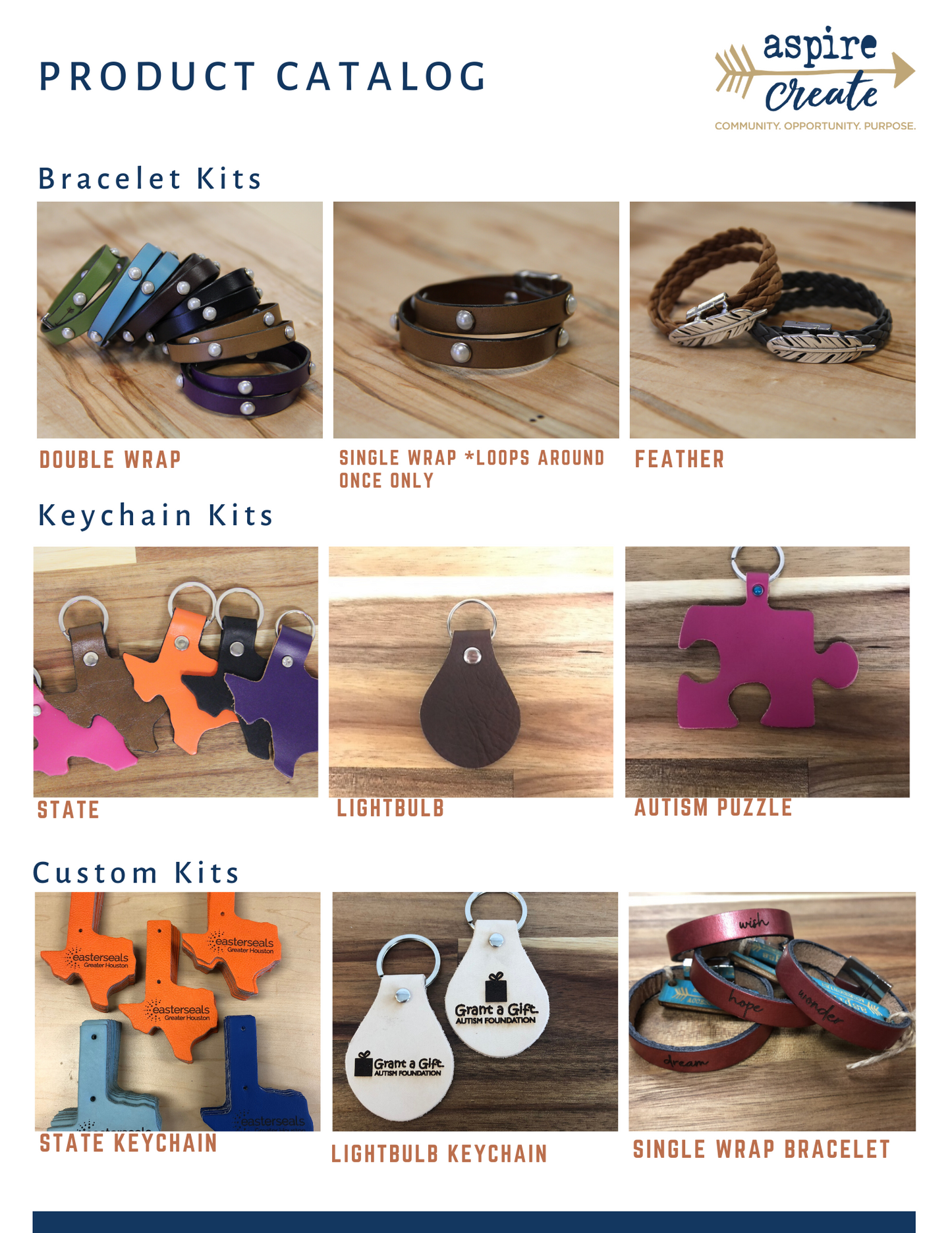 AspireCREATE Leather Bracelet Kit