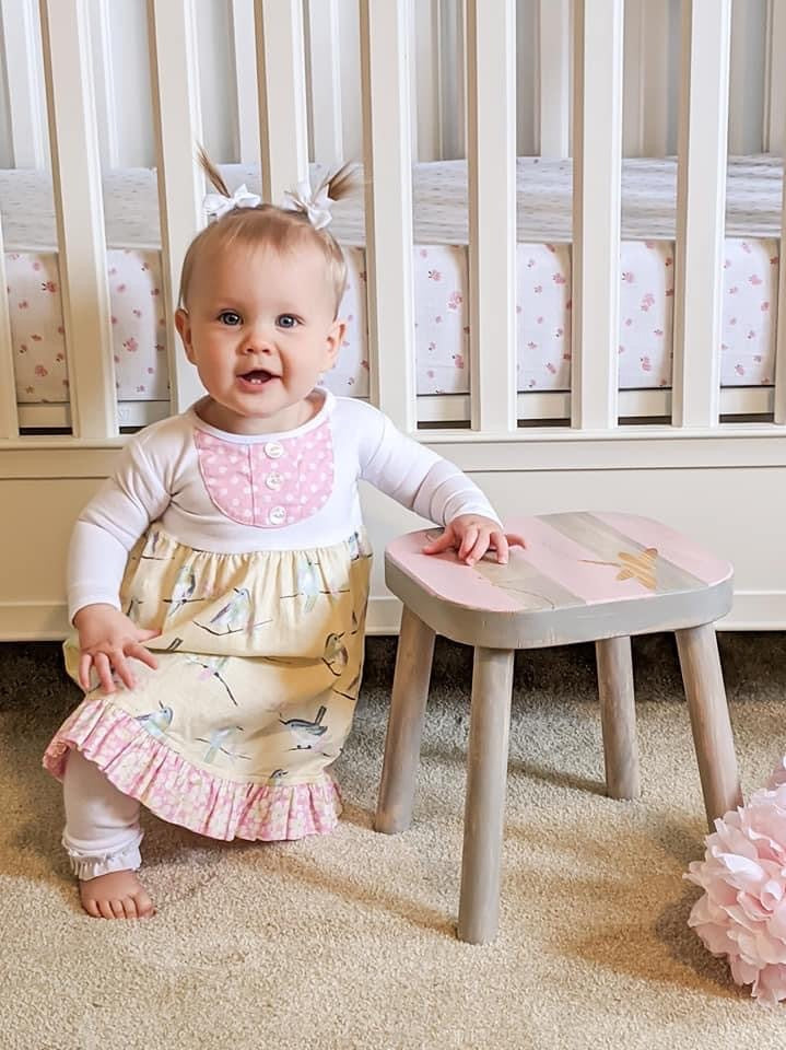 Personalized Baby Stool