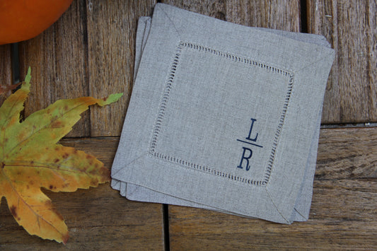Personalized Cocktail Napkins - Set of 4