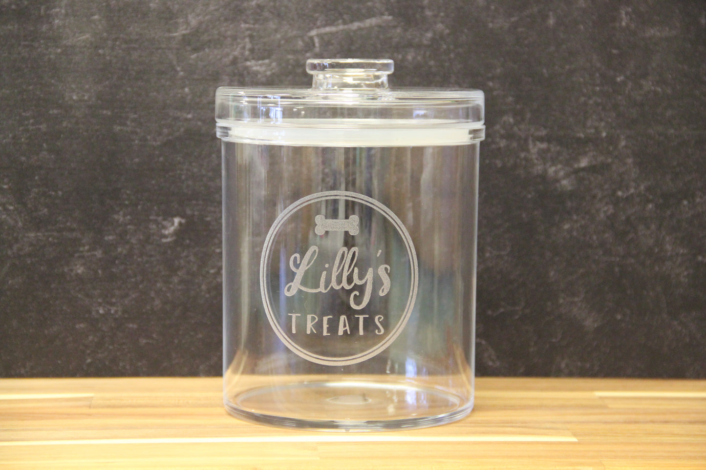 Acrylic Jar with Lid