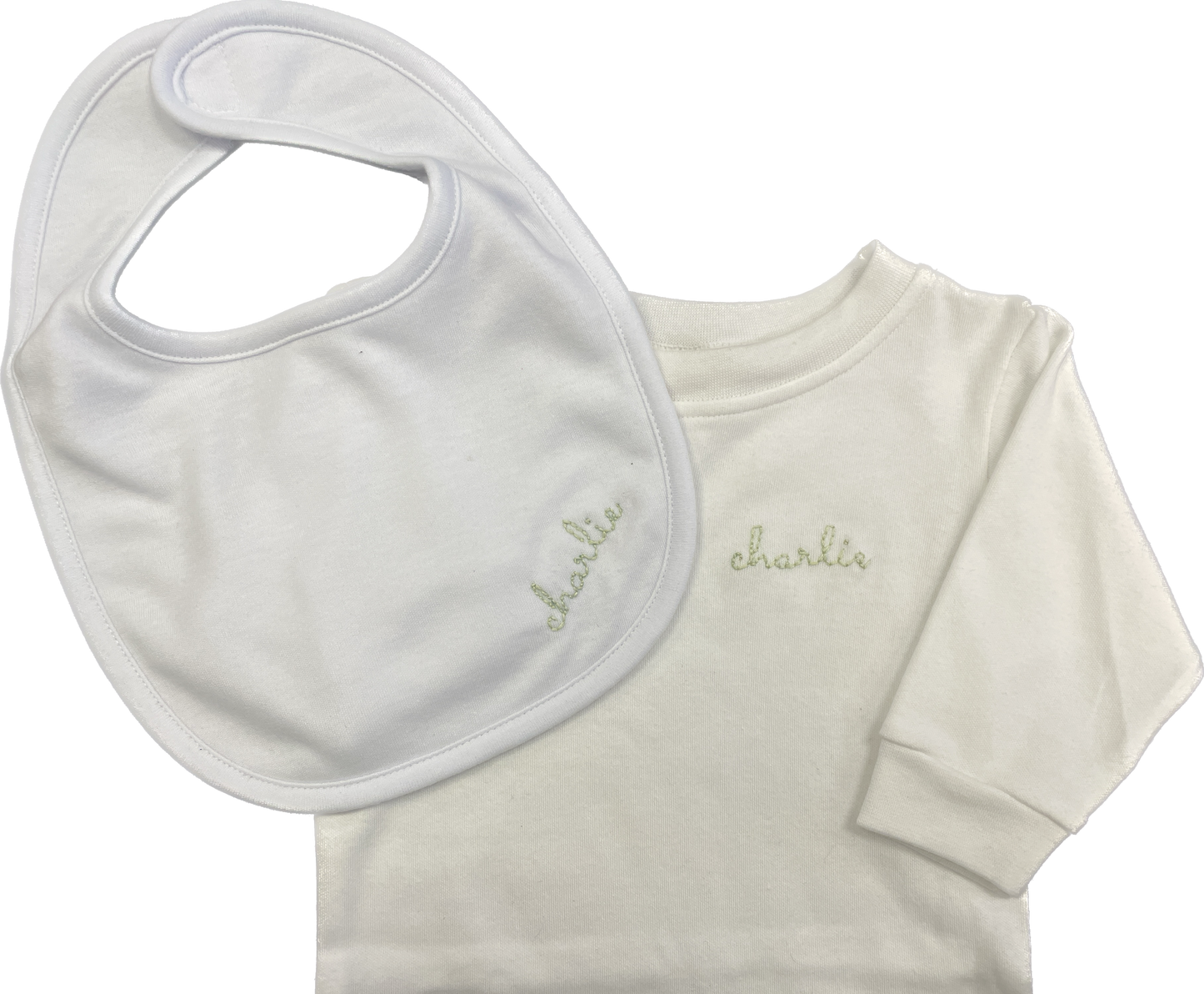 Embroidered Cloth Bib
