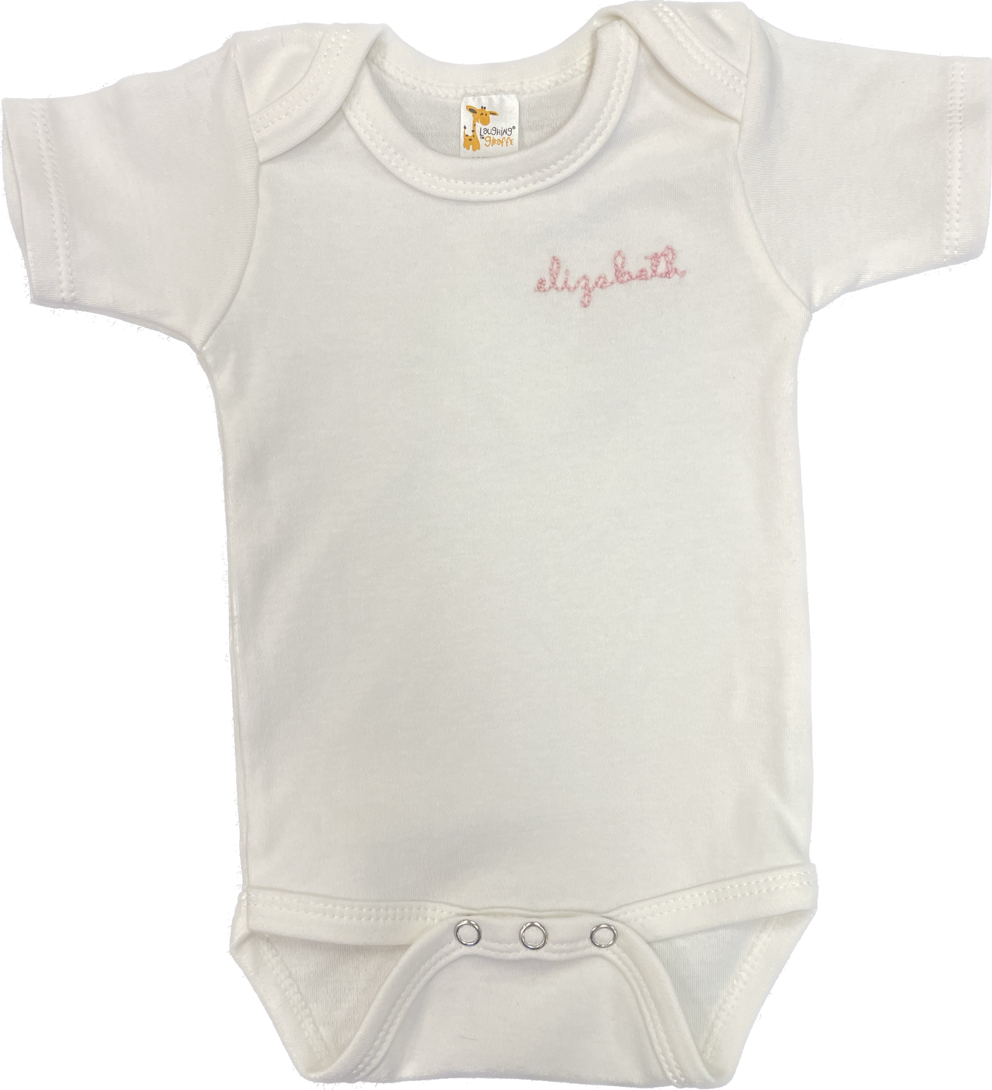 Custom Embroidered Short Sleeve Onesie