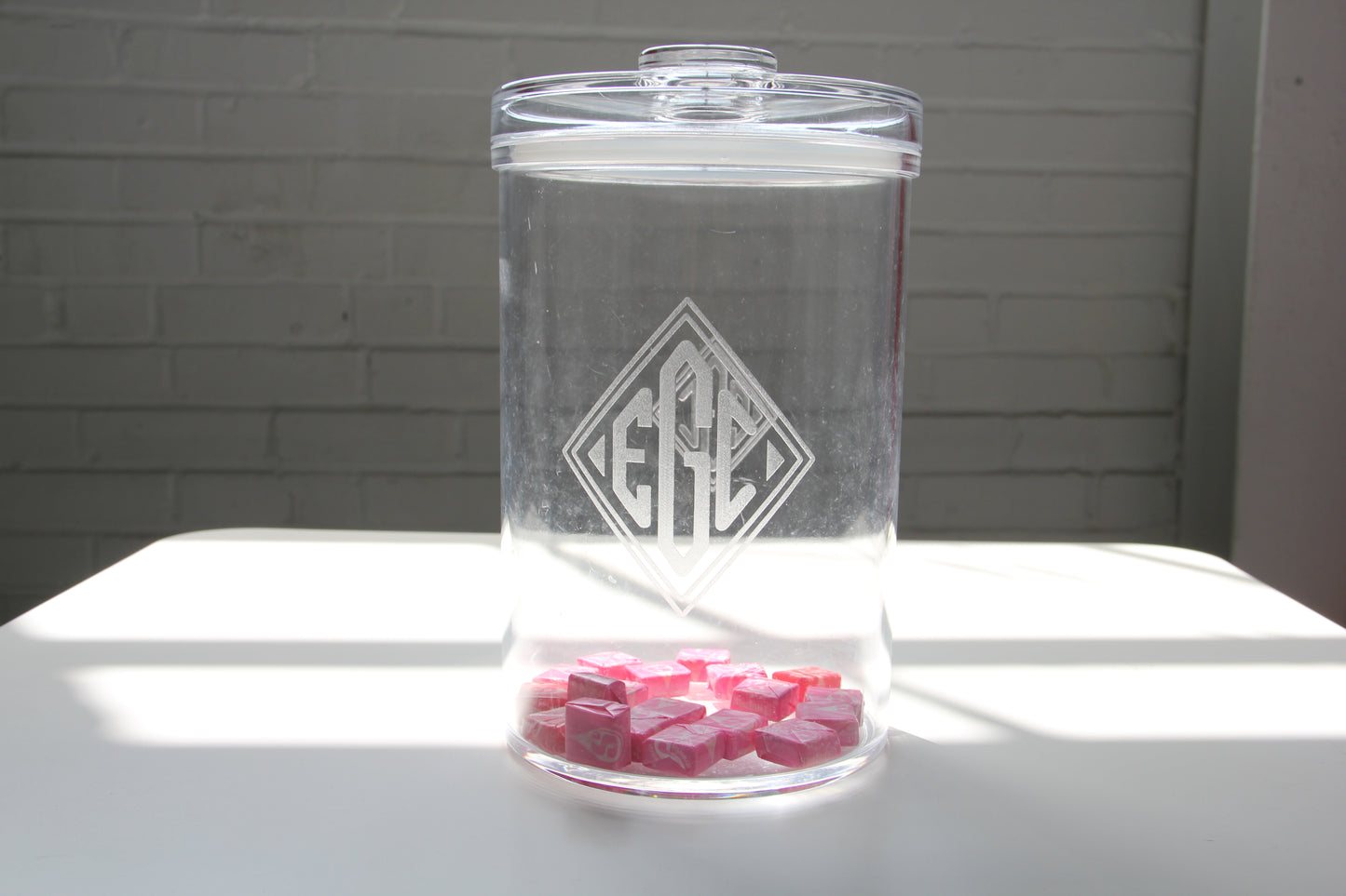 Acrylic Jar with Lid