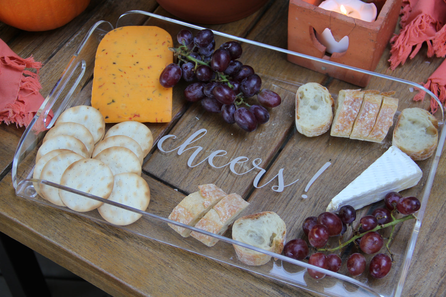 Acrylic Tray - curved edge