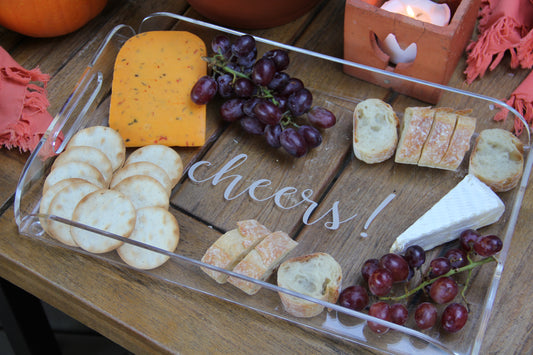 Acrylic Tray - curved edge