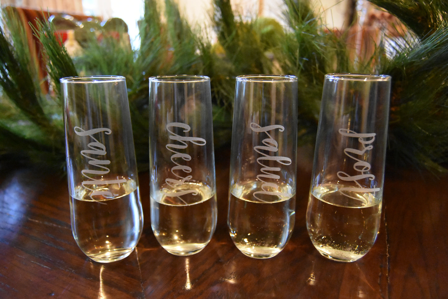 Stemless Champagne Flutes (Set of 4)