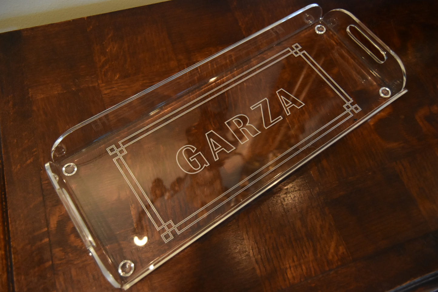Acrylic Tray- 15x6 Serving Style