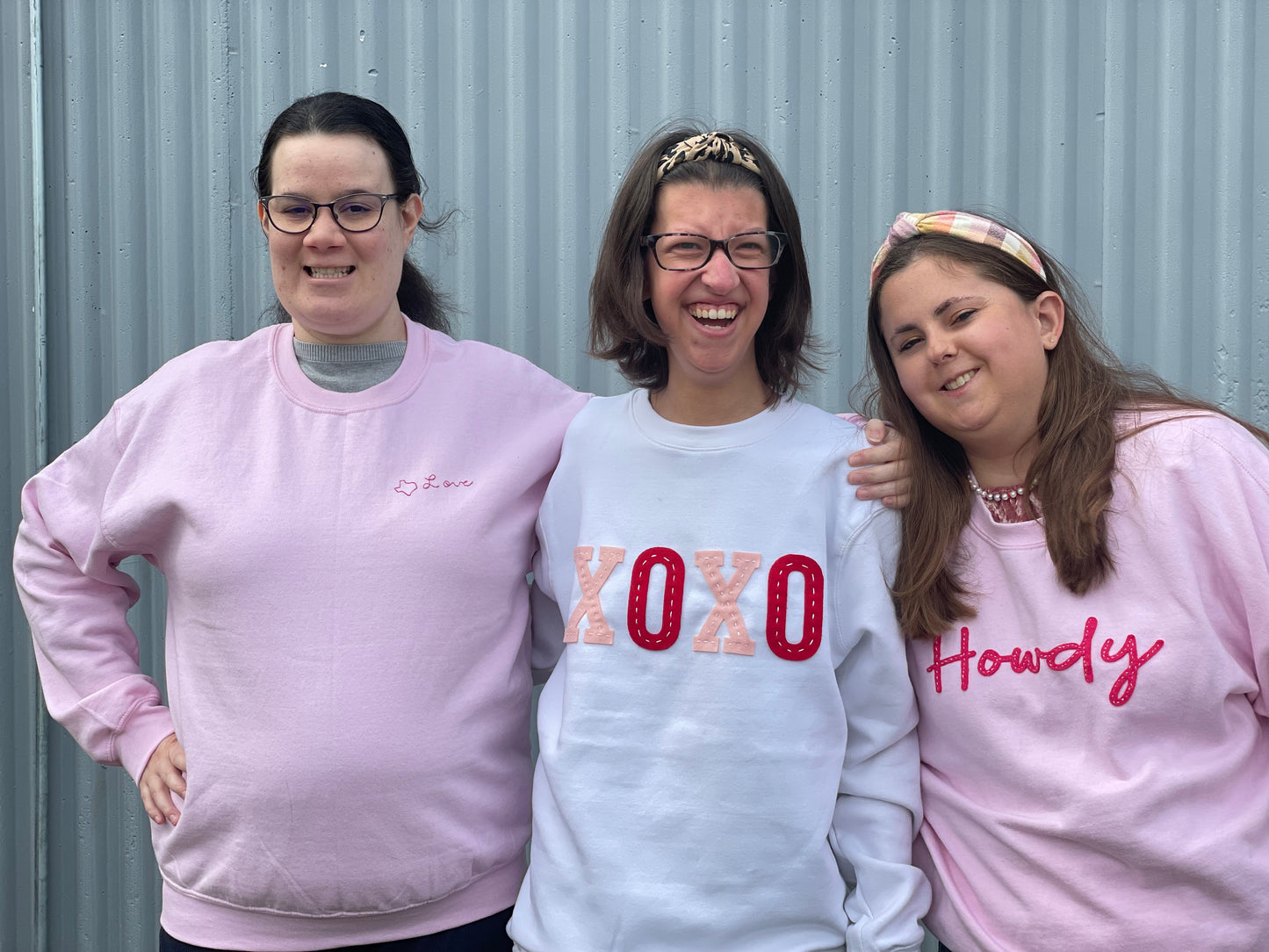 XOXO Embroidered Sweatshirt