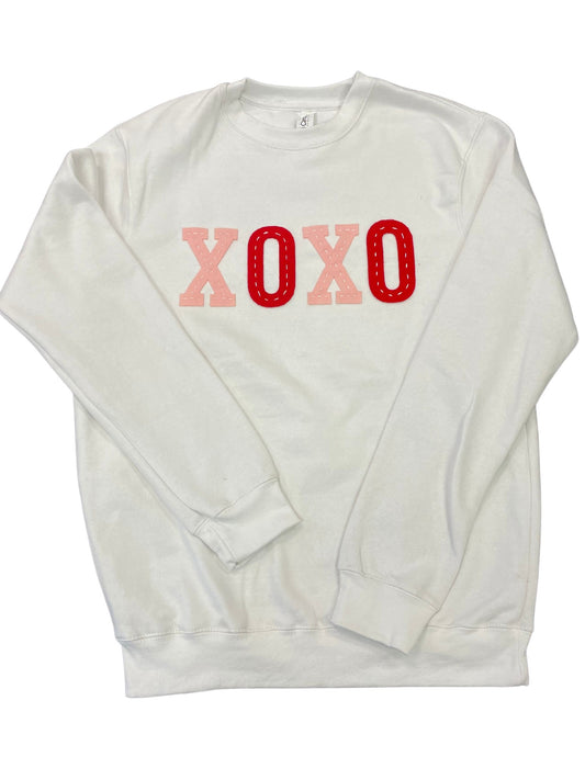 XOXO Embroidered Sweatshirt
