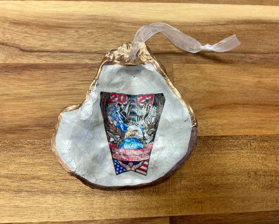 USNA Shell Ornament or Ring Dish