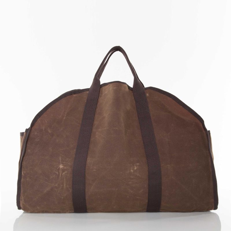 Waxed Log Carrier