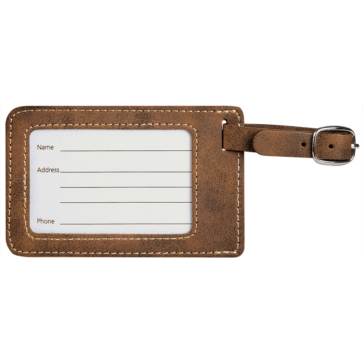 Leatherette Luggage Tag