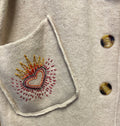 Lots of Love Hand Embroidered Cardigan