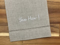 Yee Haw Embroidered Tea Towel