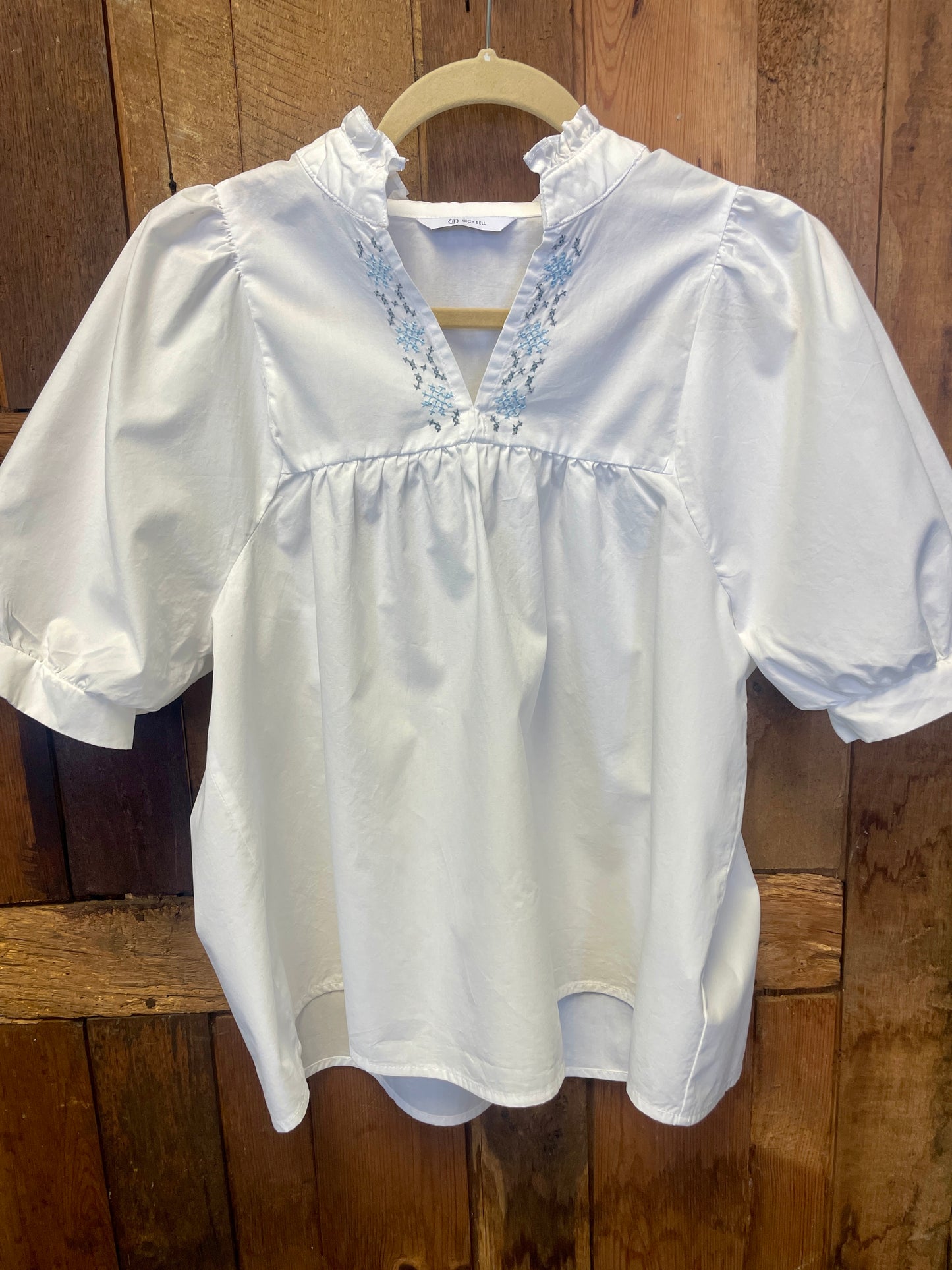 Hand Embroidered Jamie Shirt
