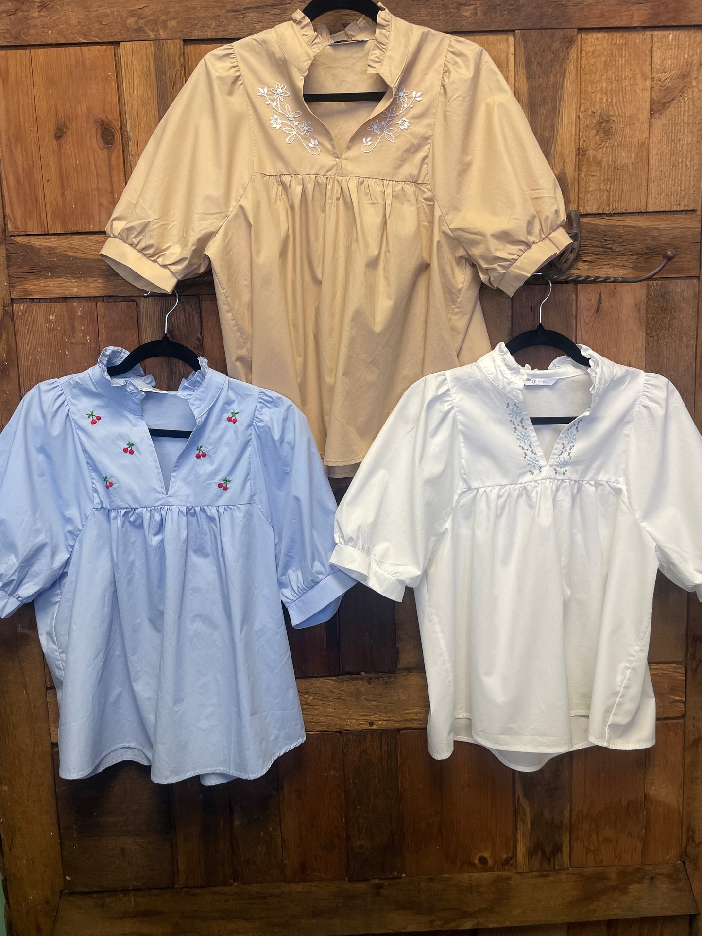 Hand Embroidered Jamie Shirt