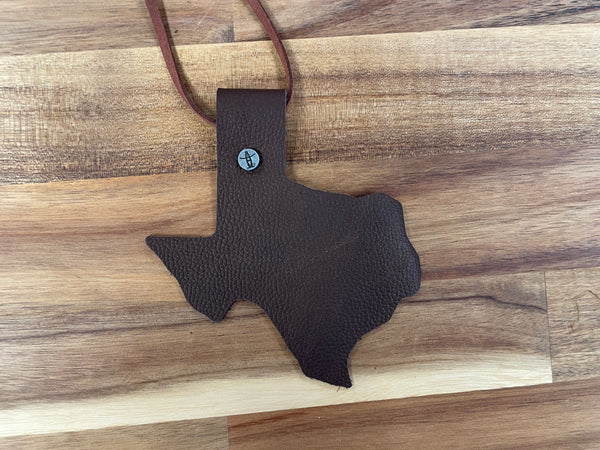 Texas Shaped Rodeo Badge Holder
