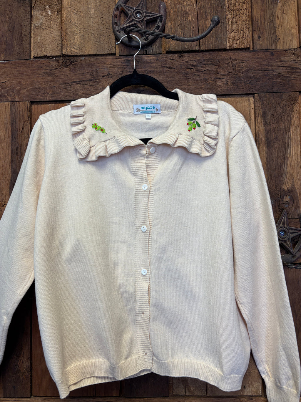 Classic Hand Embroidered Cardigan