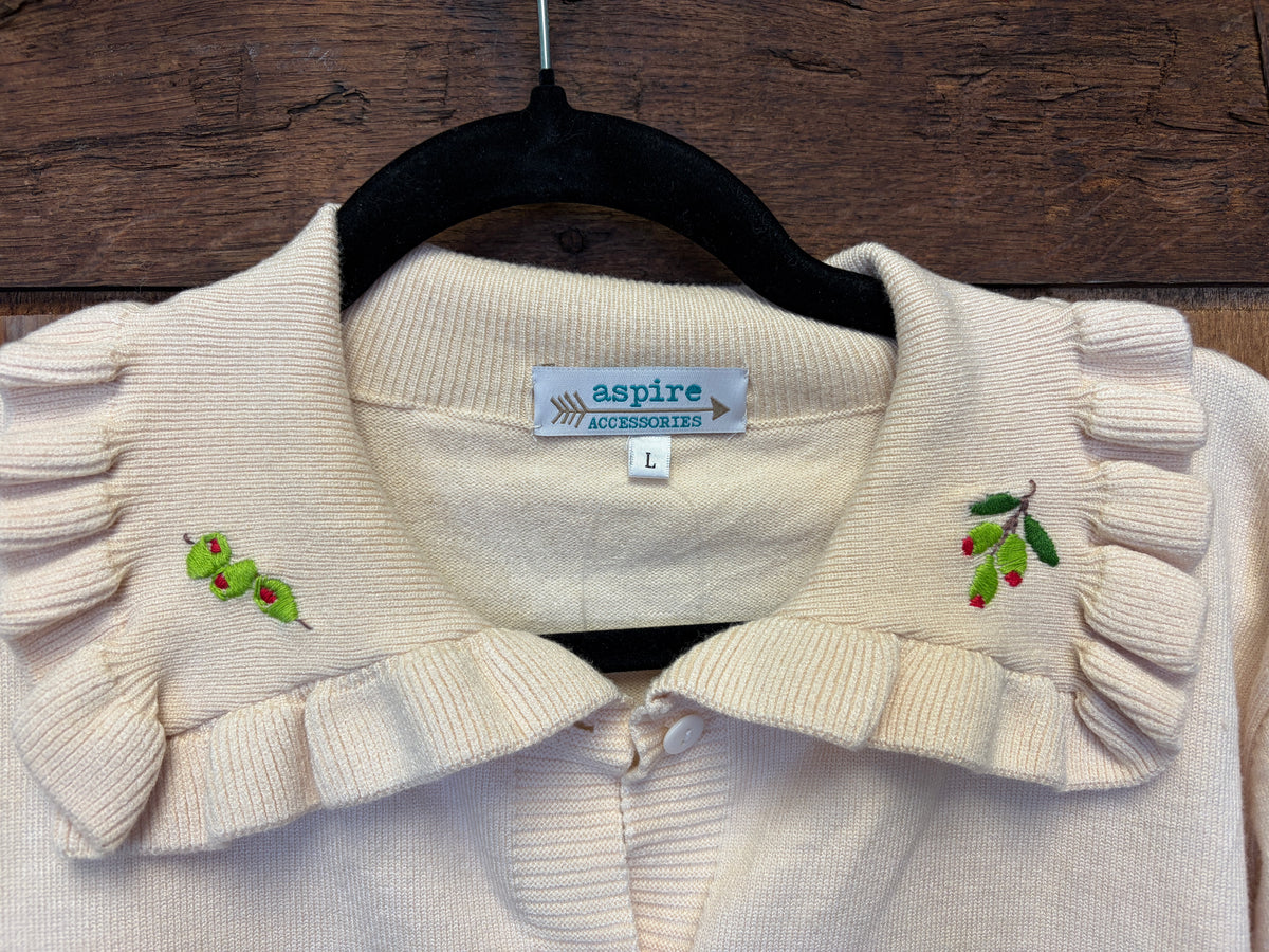 Classic Hand Embroidered Cardigan
