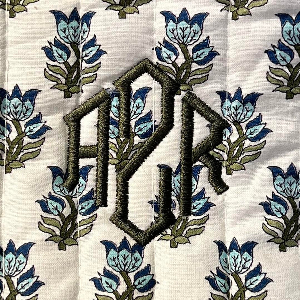 Block Print Clutch