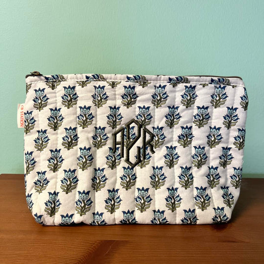 Block Print Clutch