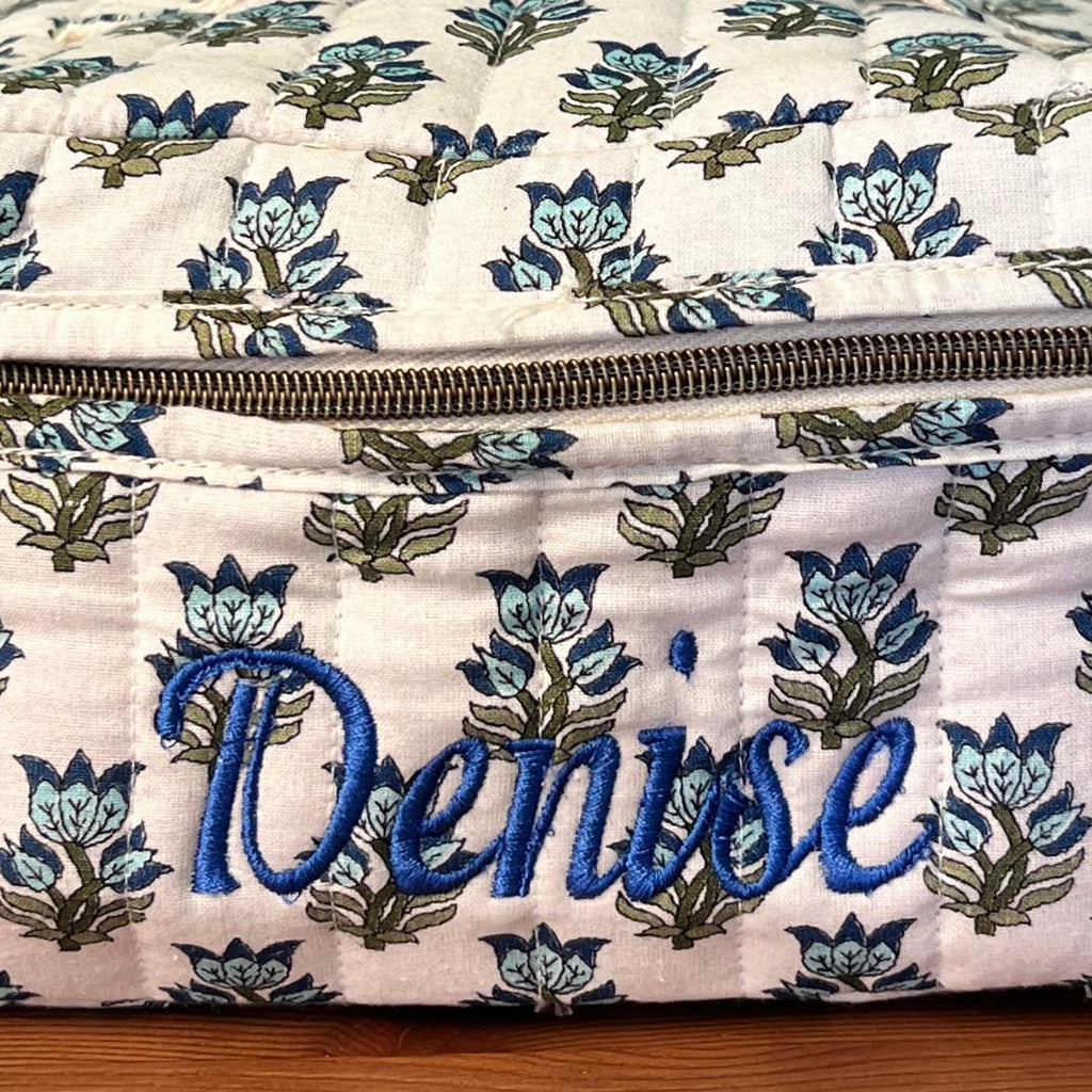 Block Print Travel Case