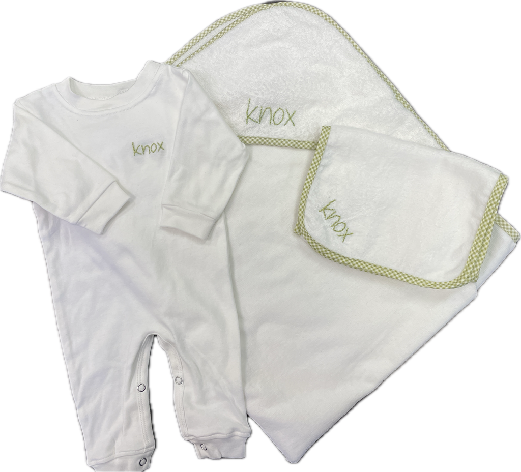 Custom Embroidered Short Sleeve Onesie