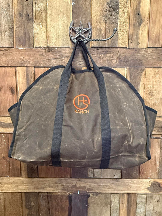 Waxed Log Carrier
