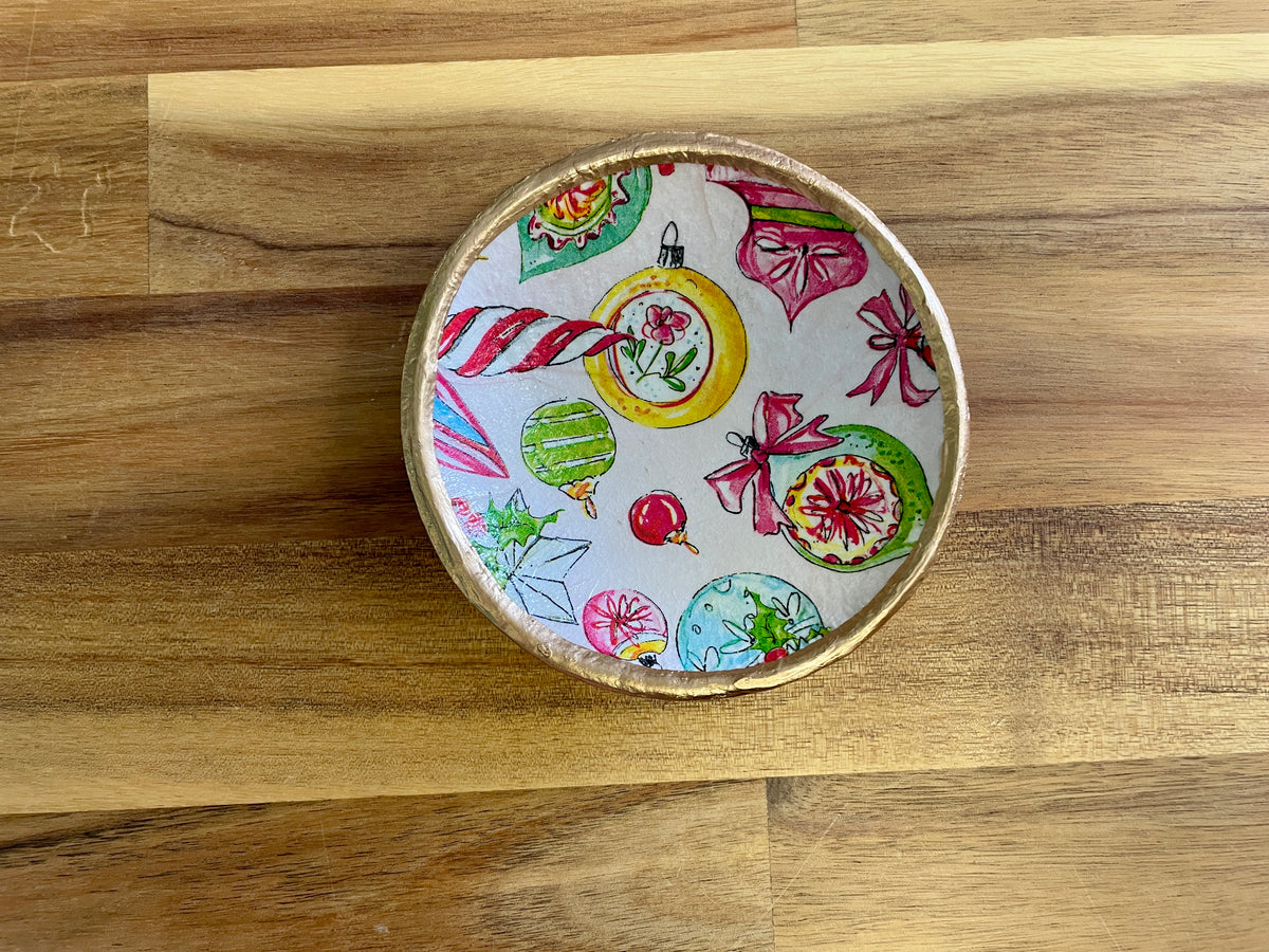 Holiday Clay Ring Dish