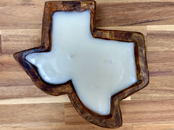 Texas Shaped Candle