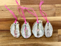 Prosecco Shell Ornament Set
