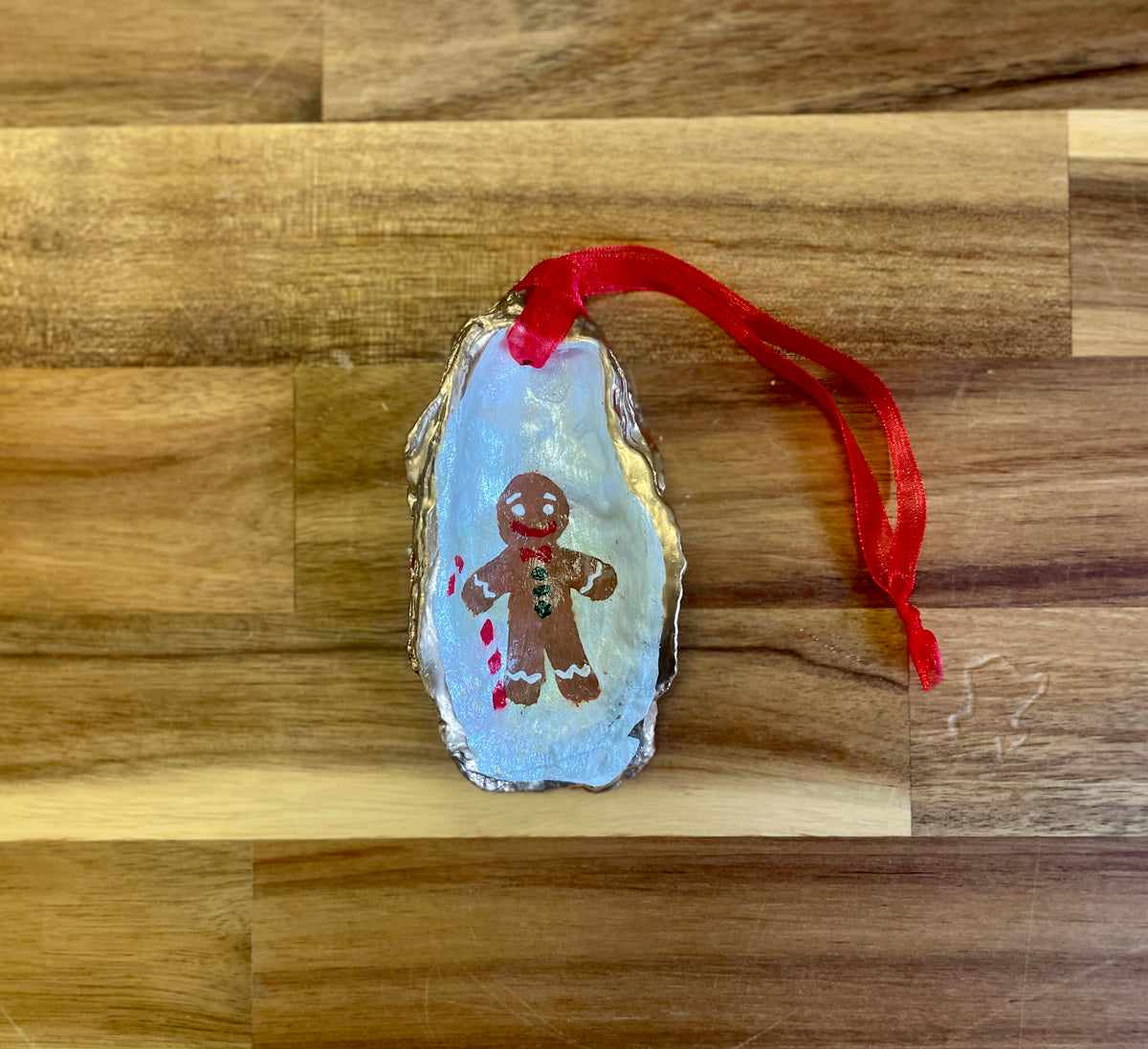 Henry's Hand Painted Shell Ornament