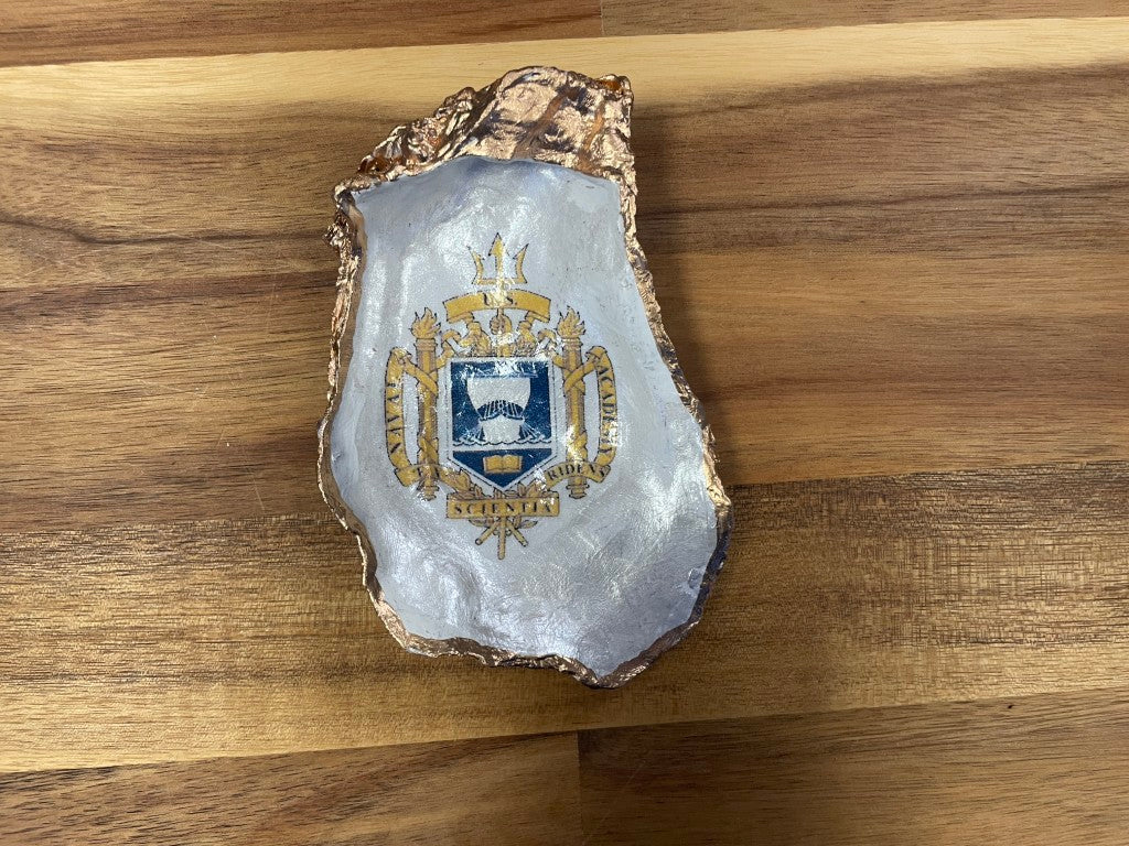USNA Shell Ornament or Ring Dish