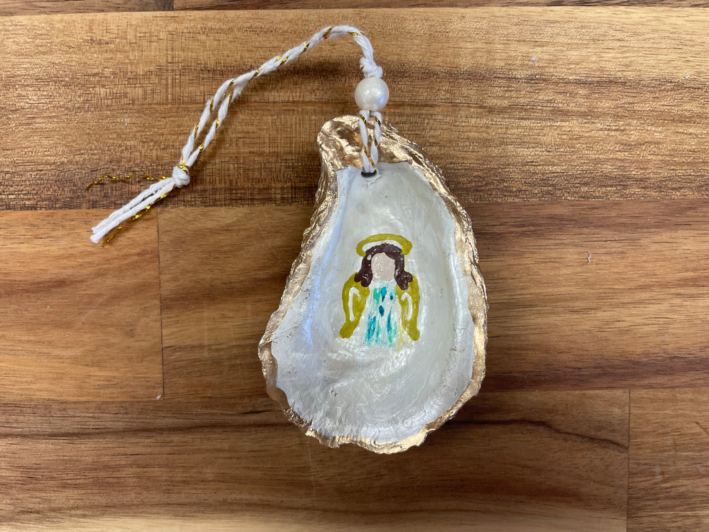 Henry's Hand Painted Shell Ornament