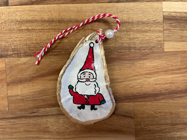 Henry's Hand Painted Shell Ornament