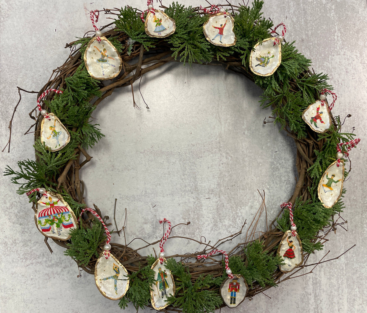 Nutcracker Suite Shell Ornaments