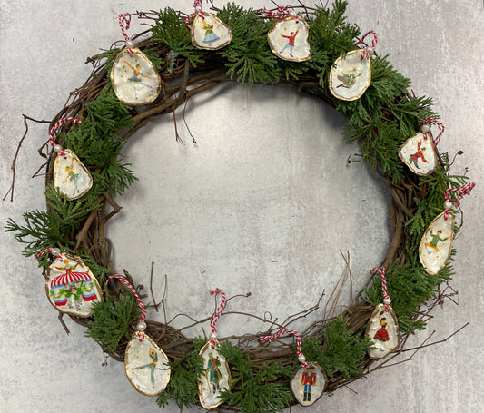 Nutcracker Set Shell Ornaments